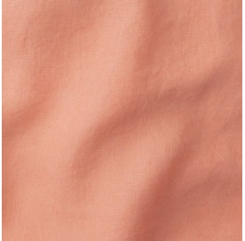 Lin lavé uni Rose Melba