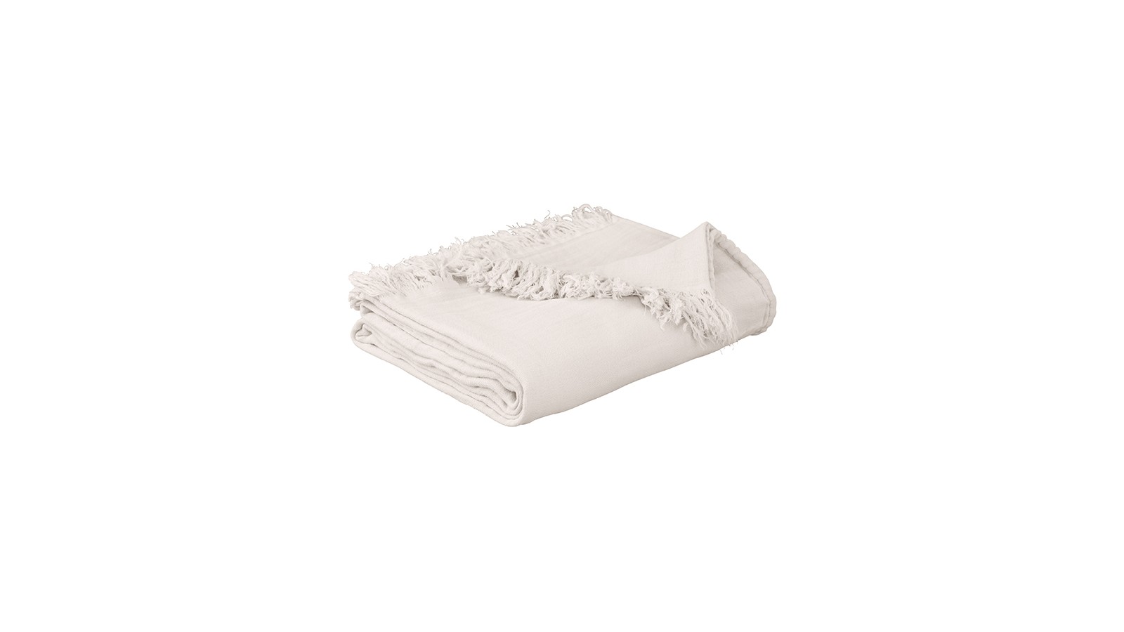 Plaid en gaze de coton bio Rose Yogourt Plaid en gaze de coton bio Rose Yogourt