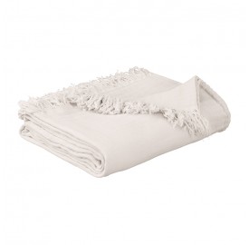 Couvre lit en gaze de coton bio Rose Yogourt