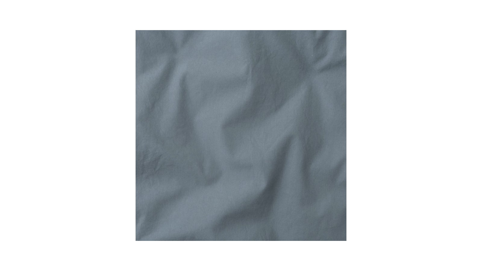 Coton lavé percale Bleu Orage