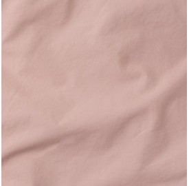 Coton lavé percale Rose Rétro