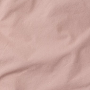 Coton lavé percale Rose Rétro