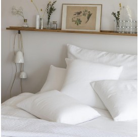 Mix and match de linge de lit couleur Blanc Optique