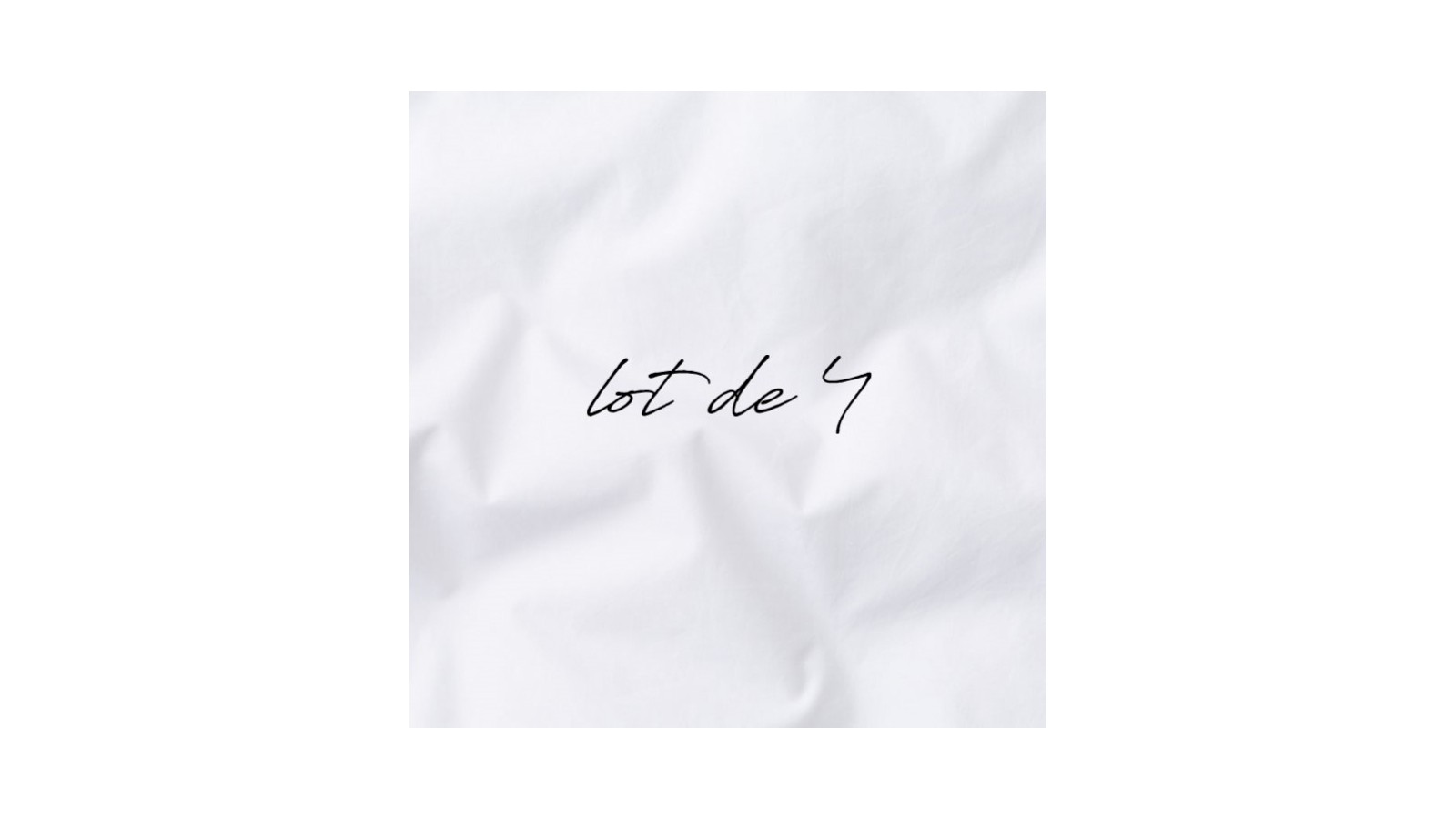 Lot de 4 échantillons de percale lavé