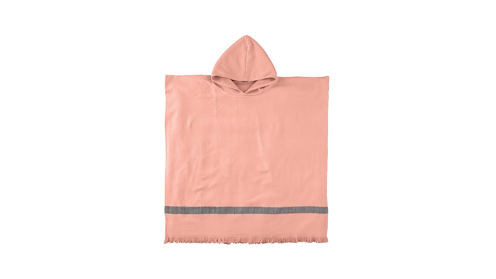Poncho adulte en éponge de coton bio Rose Melba Poncho adulte en éponge de coton bio Rose Melba