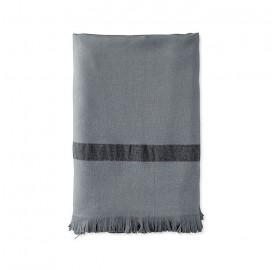 Fouta éponge 90 x 200 cm en coton bio Gris Cendre