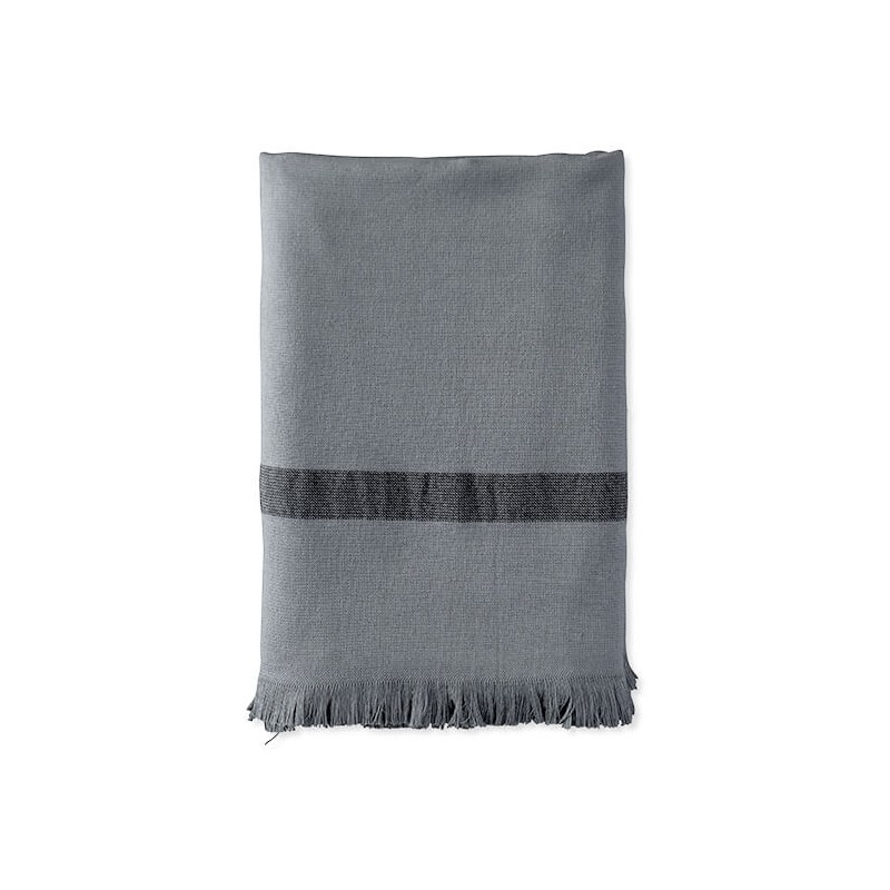 Fouta éponge 90 x 200 cm en coton bio Gris Cendre