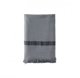 Fouta éponge enfant 70 x 140 cm en coton bio Gris Cendre