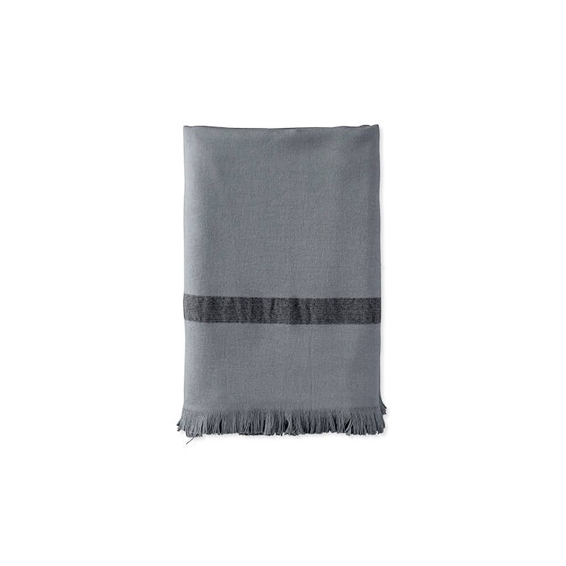 Fouta éponge enfant 70 x 140 cm en coton bio Gris Cendre