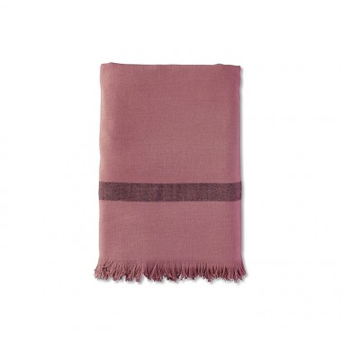 Fouta éponge enfant 70 x 140 cm en coton bio Rose Boudoir