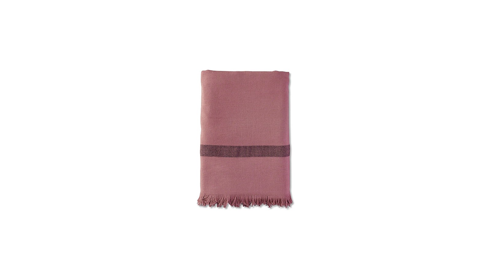 Fouta éponge enfant 70 x 140 cm en coton bio Rose Boudoir