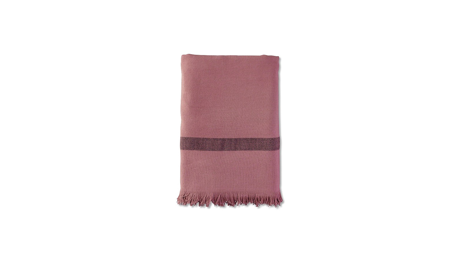 Fouta éponge 90 x 200 cm en coton bio Rose Boudoir