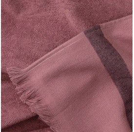 Fouta éponge Rose Boudoir