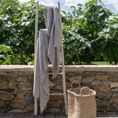 Serviette de bain coton bio (90 x 150 cm) Garance Terracotta