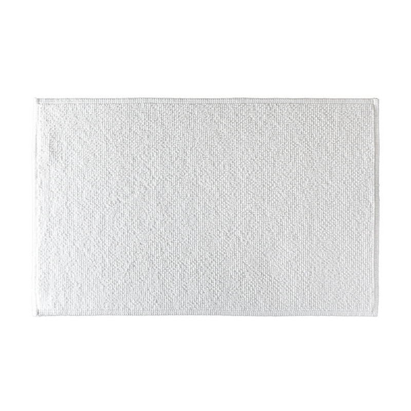 Tapis de bain moelleux 50x80cm Blanc Optique