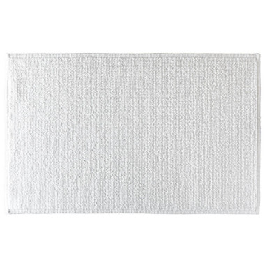 Tapis de bain moelleux 50x80cm Blanc Optique