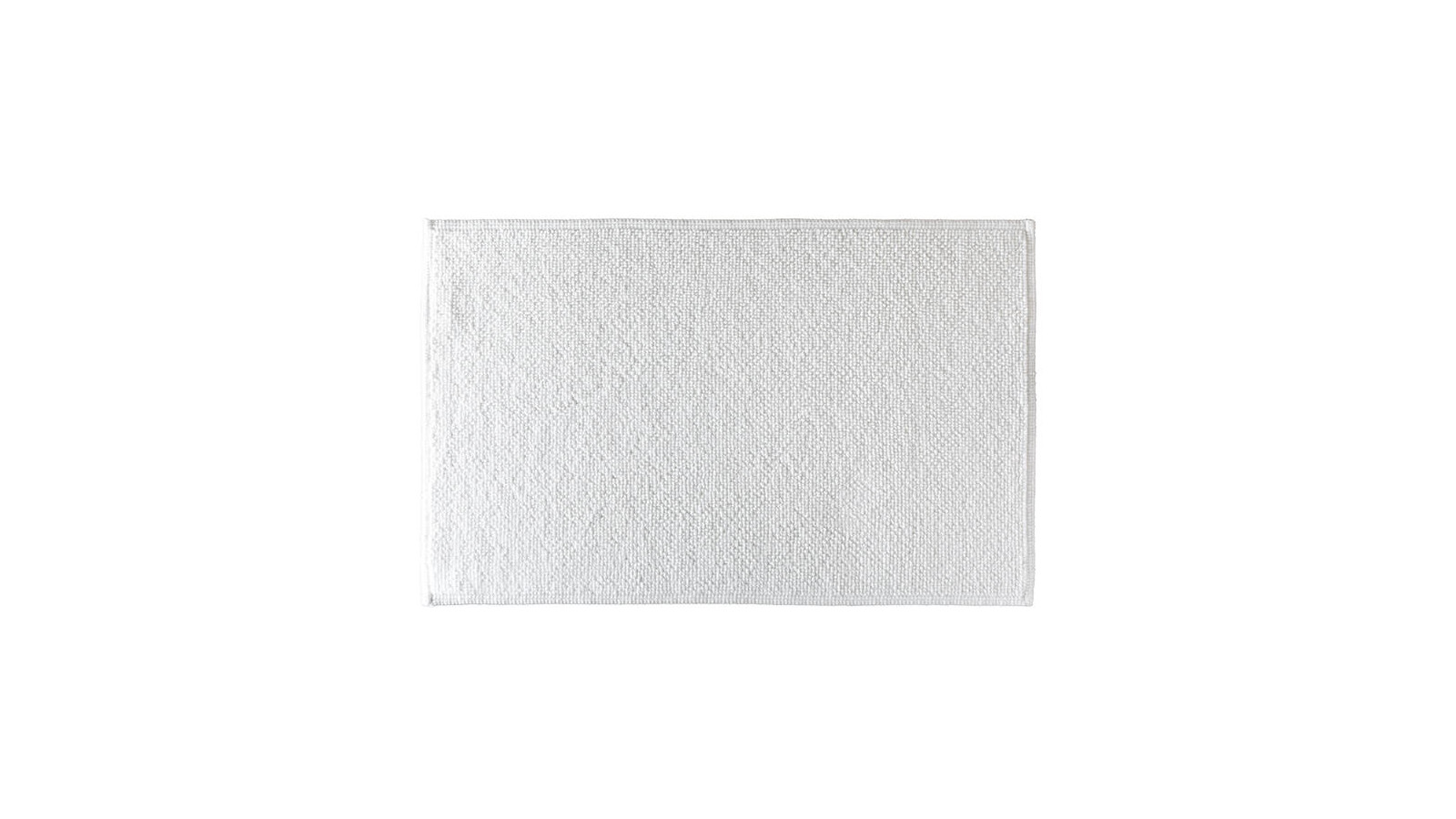 Tapis de bain moelleux 50x80cm Blanc Optique