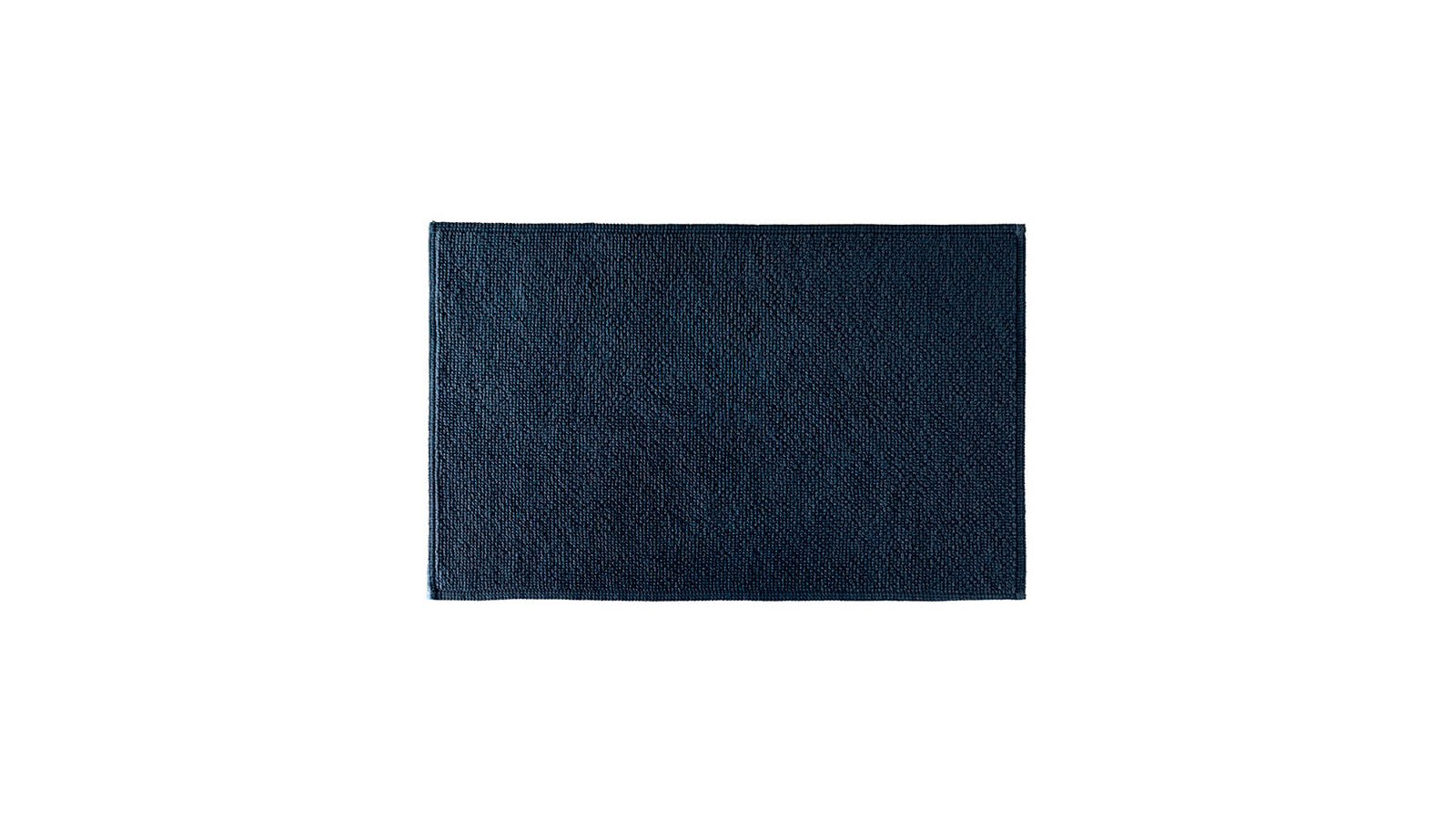 Tapis de bain moelleux 50x80cm Bleu Encre