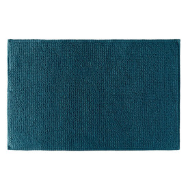 Tapis de bain moelleux 50x80cm Bleu Pétrole