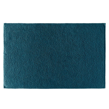 Tapis de bain moelleux 50x80cm Bleu Pétrole