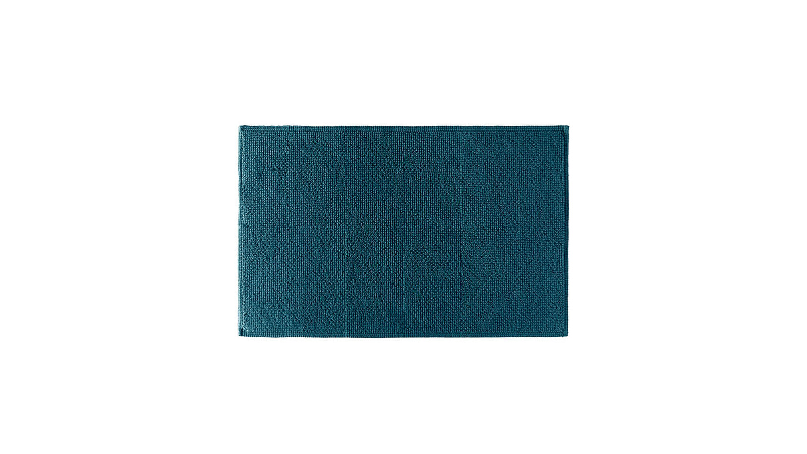 Tapis de bain moelleux 50x80cm Bleu Pétrole