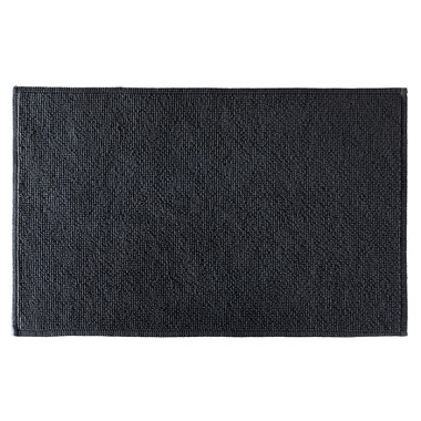 Tapis de bain moelleux 50x80cm Gris Charbon