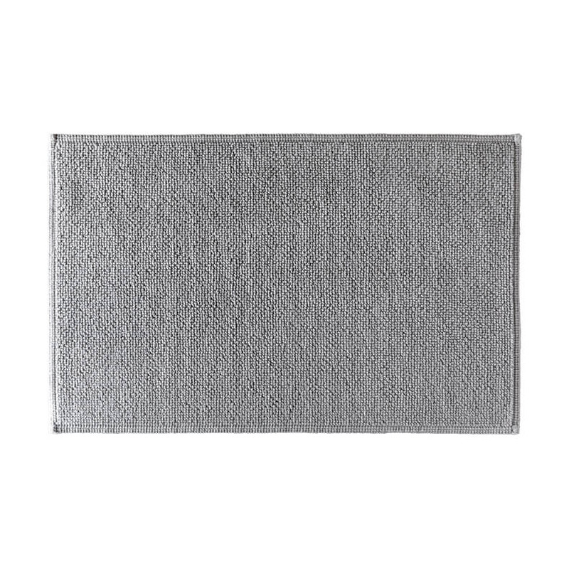 Tapis de bain moelleux 50x80cm Gris Cendre