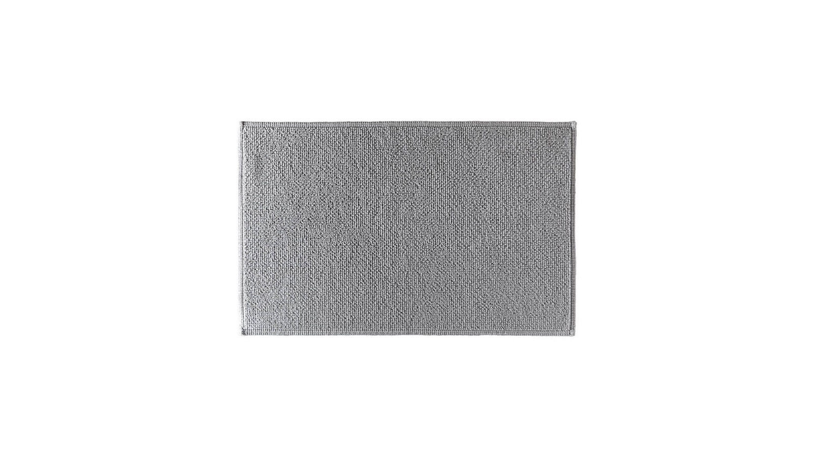 Tapis de bain moelleux 50x80cm Gris Cendre