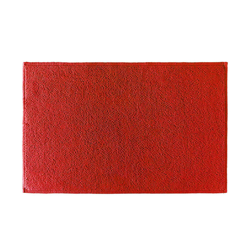 Tapis de bain moelleux 50x80cm Orange Terracotta