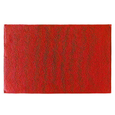 Tapis de bain moelleux 50x80cm Orange Terracotta