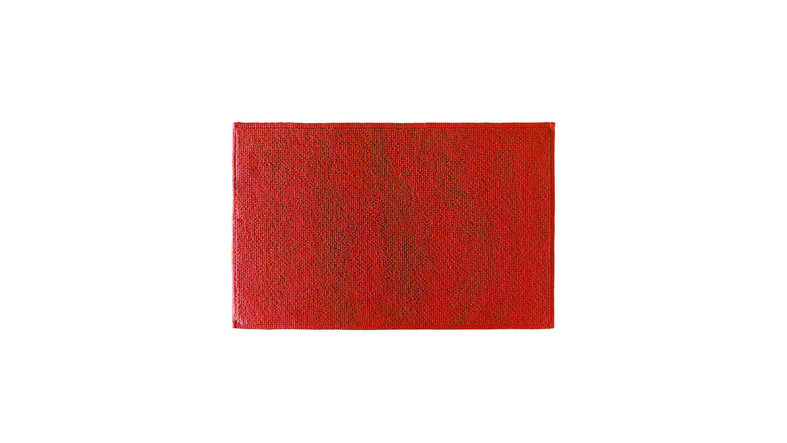 Tapis de bain moelleux 50x80cm Orange Terracotta