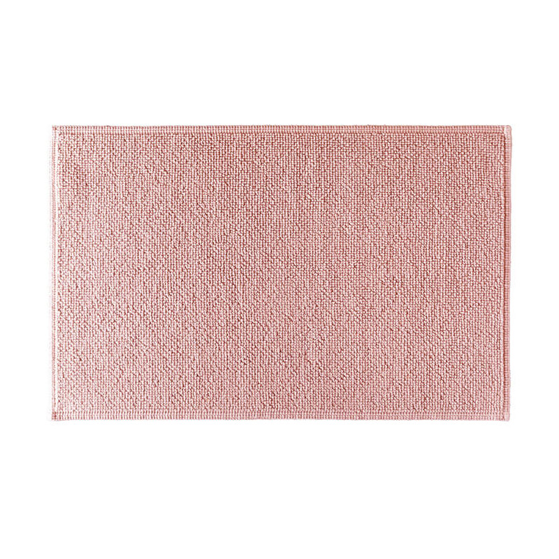 Tapis de bain moelleux 50x80cm Rose Rétro