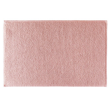 Tapis de bain moelleux 50x80cm Rose Rétro