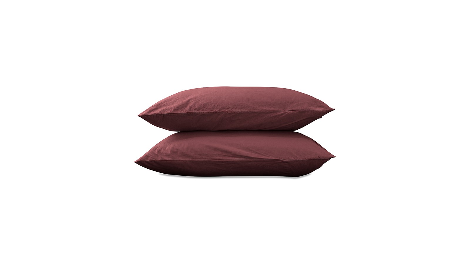Taies d'oreiller carrées 65 x 65 cm en coton lavé percale uni x2 Rose Tomette Taies d'oreiller carrées 65 x 65 cm en coton lavé percale uni x2 Rose Tomette