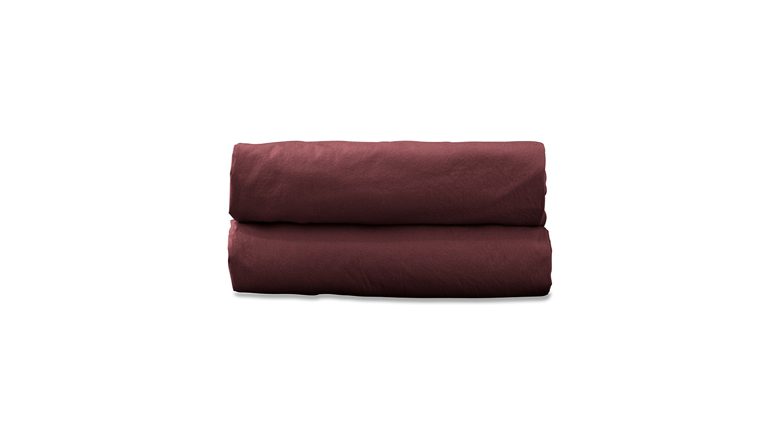 Drap housse 1 personne 90 x 190 cm en coton lavé percale bio Rose Tomette Drap housse 1 personne 90 x 190 cm en coton lavé percale bio Rose Tomette