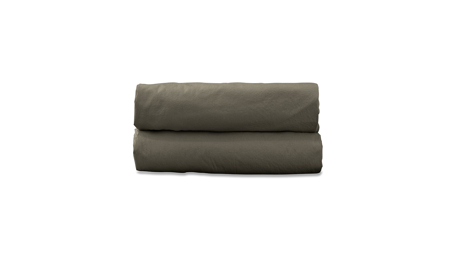 Drap plat 2 personnes en coton lavé percale bio Vert De Terre Drap plat 2 personnes en coton lavé percale bio Vert De Terre