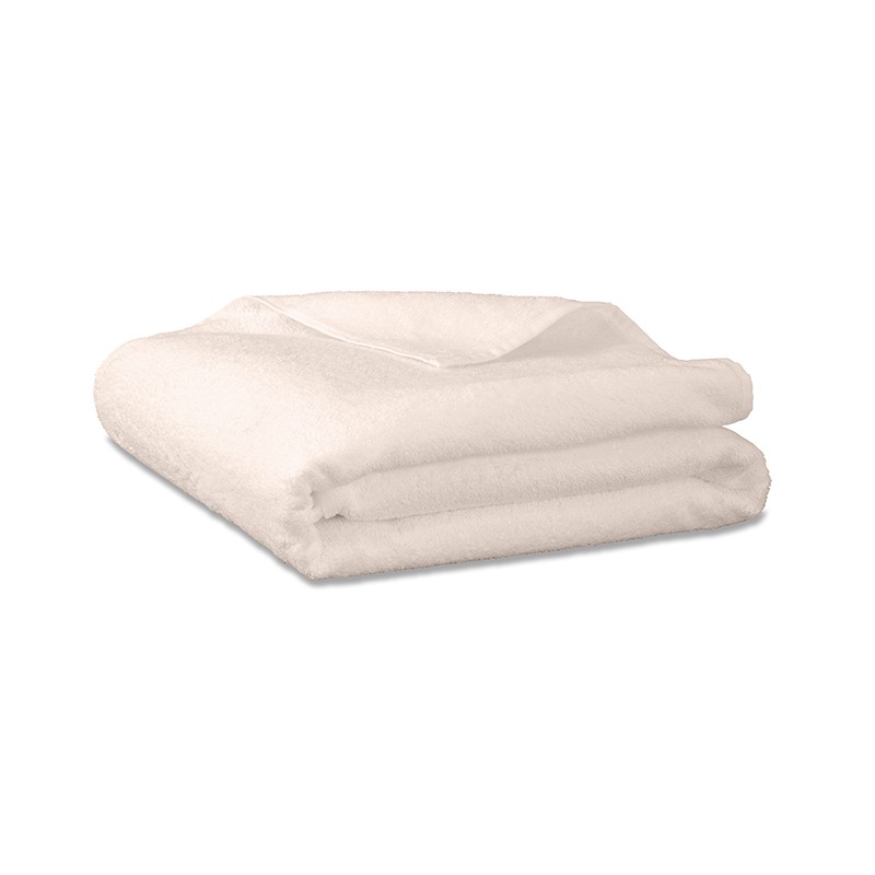 Drap de bain en éponge de coton bio Rose Yogourt Drap de bain en éponge de coton bio Rose Yogourt