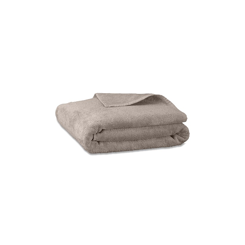 Serviette de toilette en coton bio coton terracotta 90x50