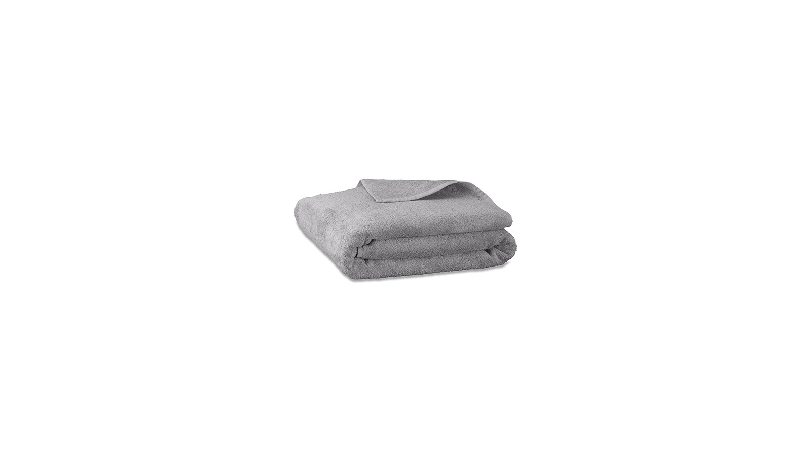Serviette de bain en éponge de coton bio Gris Ciment Serviette de bain en éponge de coton bio Gris Ciment