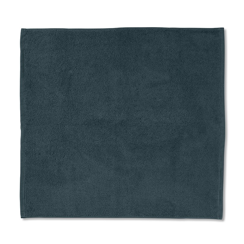 Tapis de bain en éponge de coton bio Bleu Coin Coin Tapis de bain en éponge de coton bio Bleu Coin Coin