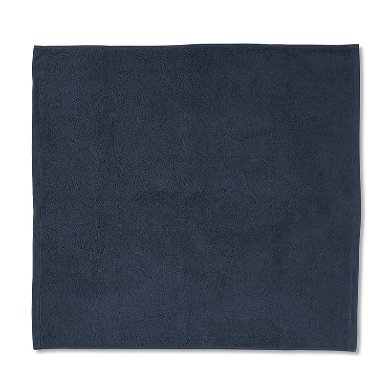 Tapis de bain en éponge de coton bio Bleu Encre