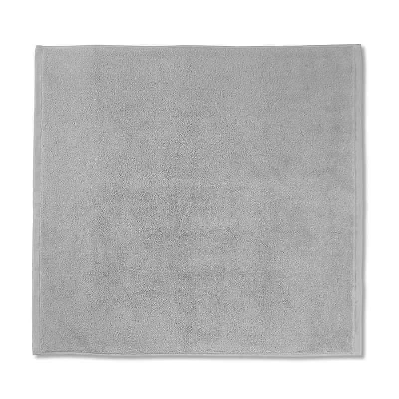 Tapis de bain en éponge de coton bio Gris Ciment Tapis de bain en éponge de coton bio Gris Ciment