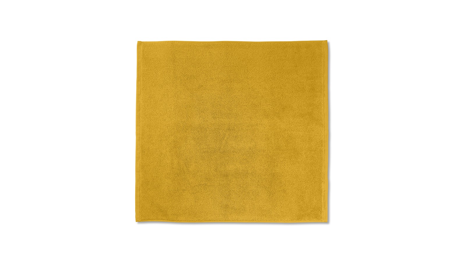 Tapis de bain en éponge de coton bio Jaune Safran Tapis de bain en éponge de coton bio Jaune Safran