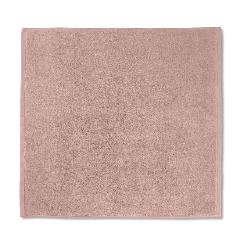 Tapis de bain en éponge de coton bio Rose Rétro