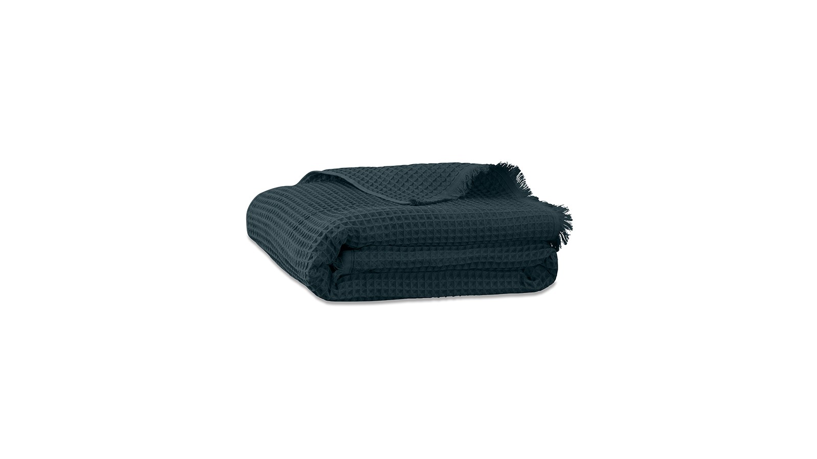 Drap de bain en nid d'abeille de coton bio Bleu Coin Coin Drap de bain en nid d'abeille de coton bio Bleu Coin Coin