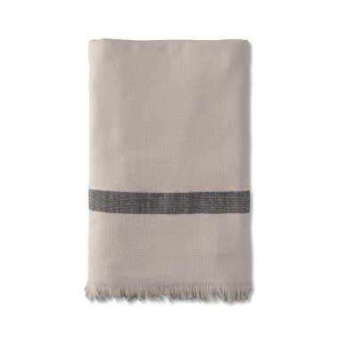 Fouta éponge 90 x 200 cm en coton bio Argile