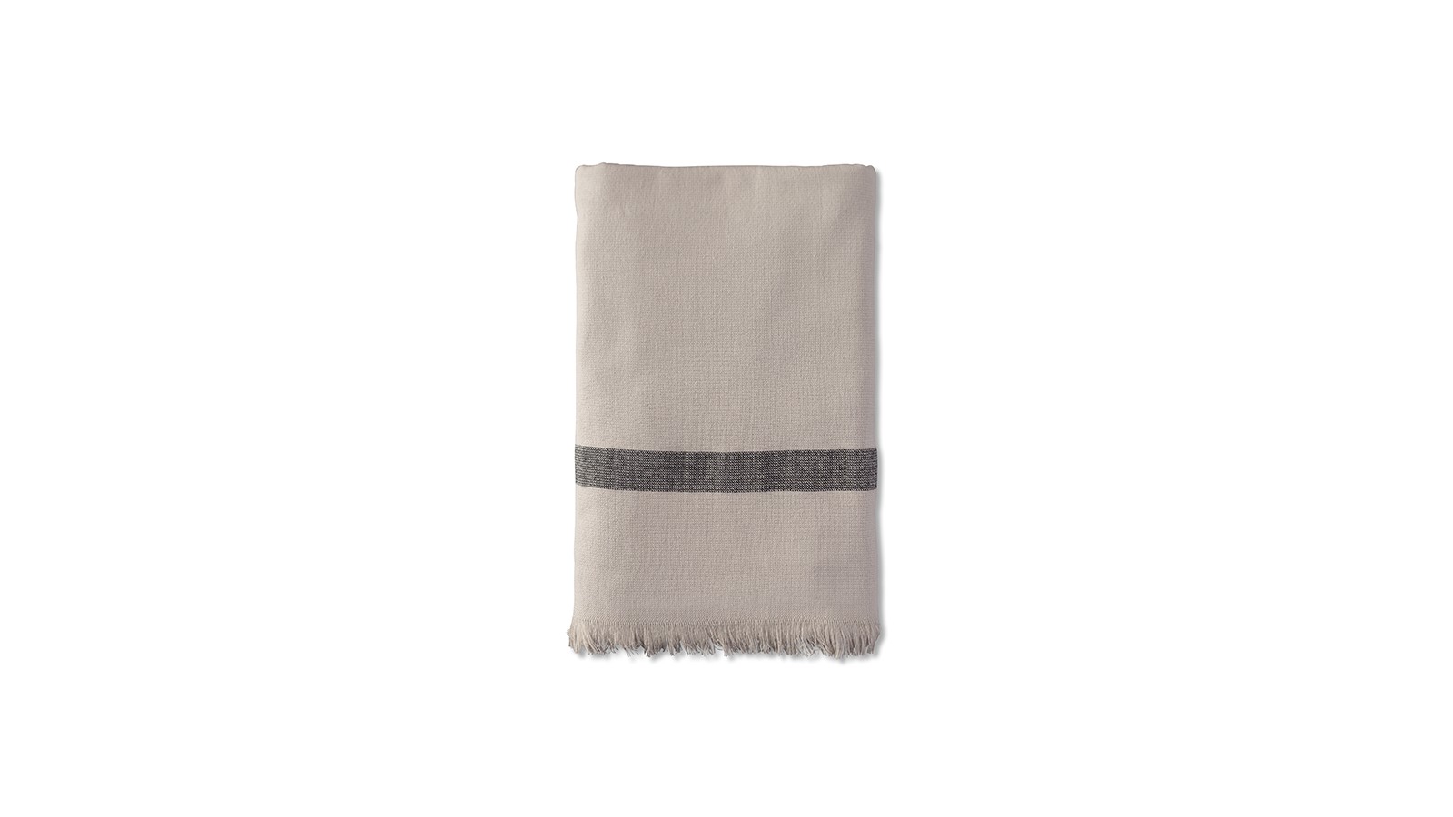 Fouta éponge 90 x 200 cm en coton bio Argile