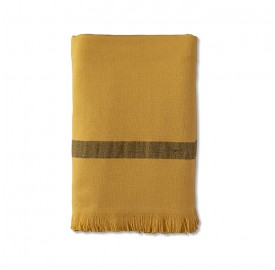 Fouta éponge 90 x 200 cm en coton bio Jaune Pépite