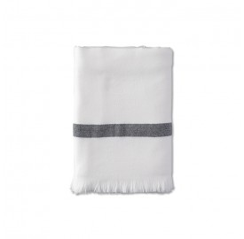 Fouta éponge enfant 70 x 140 cm en coton bio Blanc Optique