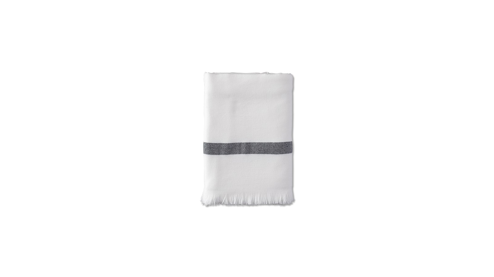 Fouta éponge enfant 70 x 140 cm en coton bio Blanc Optique